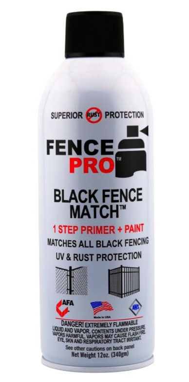 Black-Fence-Match | BFM-100 | 2-12oz cans per case | Covers up to 40 SF 1 Black-Fence-Match | BFM-100 | 2-12oz cans per case | Covers up to 40 SF
