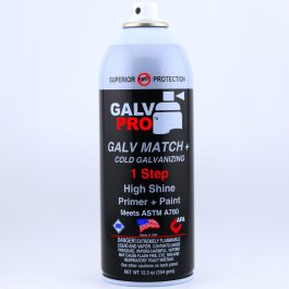 Galv-Match-Plus™ (69% Zinc) | GMP-100 | 12-12.5oz cans per case | Covers up to 40 SF | ASTM A780-09 <span class="bold-desc">Matches Hot Dip</span>