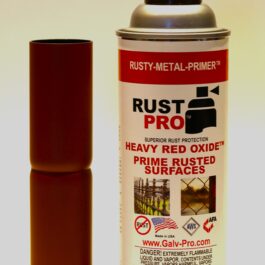Heavy Red Oxide Primer (hematite oxide) / RO-350 / 12-12 oz cans per case | Covers up to 40 SF <span class="bold-desc">Matches Hot Dip</span>